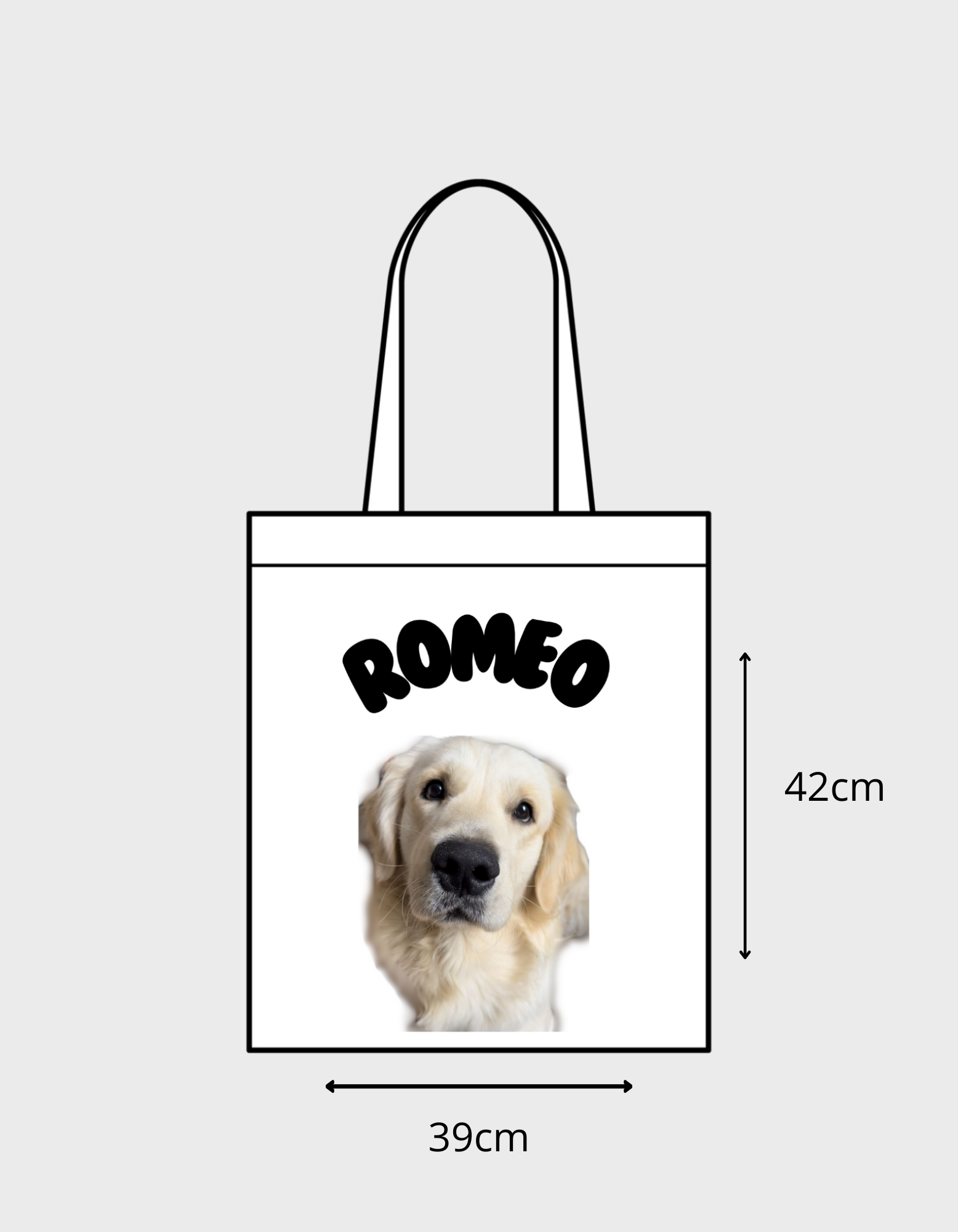 Tote Bag Personalizzabile logo/disegno - immagine 3