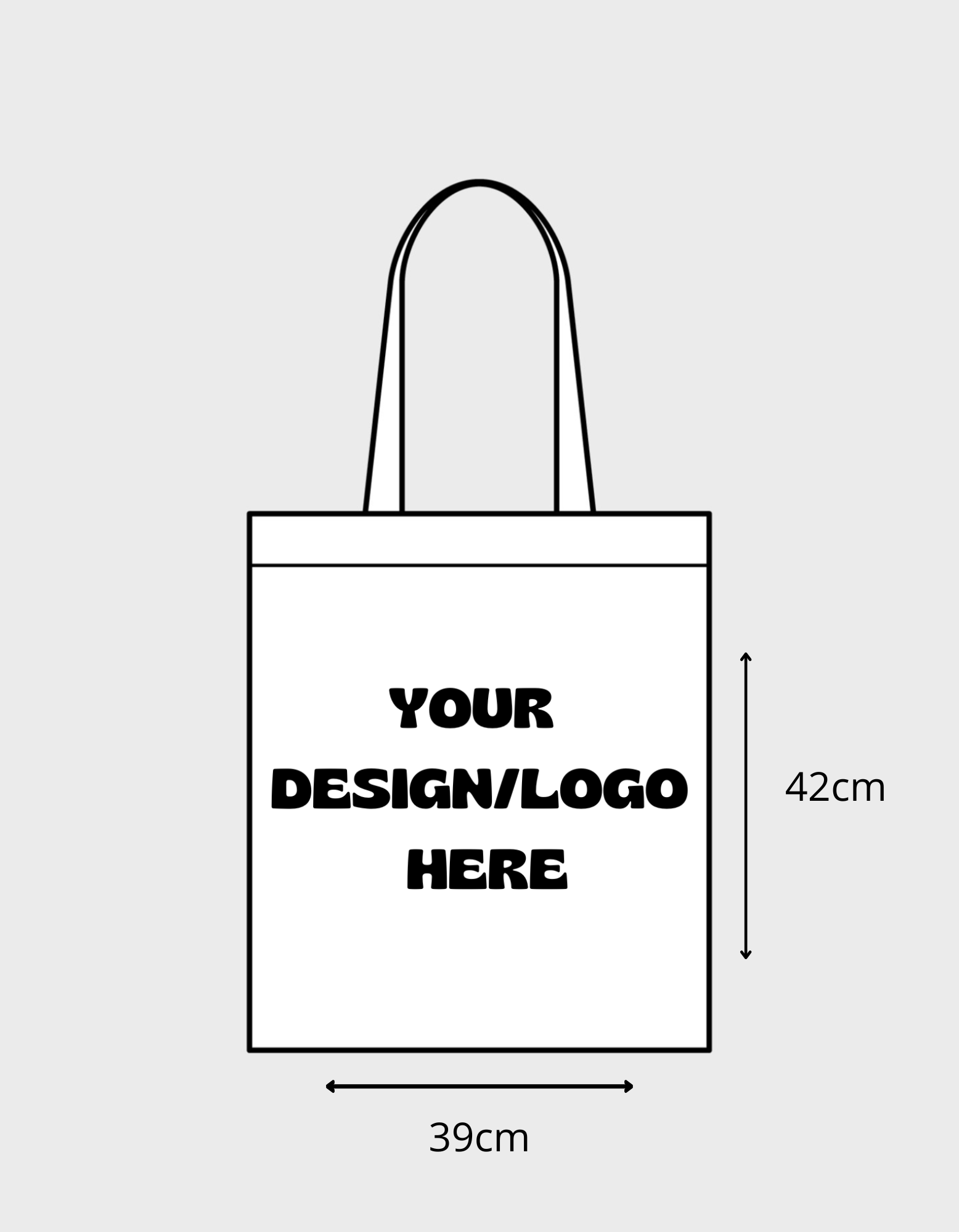 Tote Bag Personalizzabile logo/disegno - immagine 2
